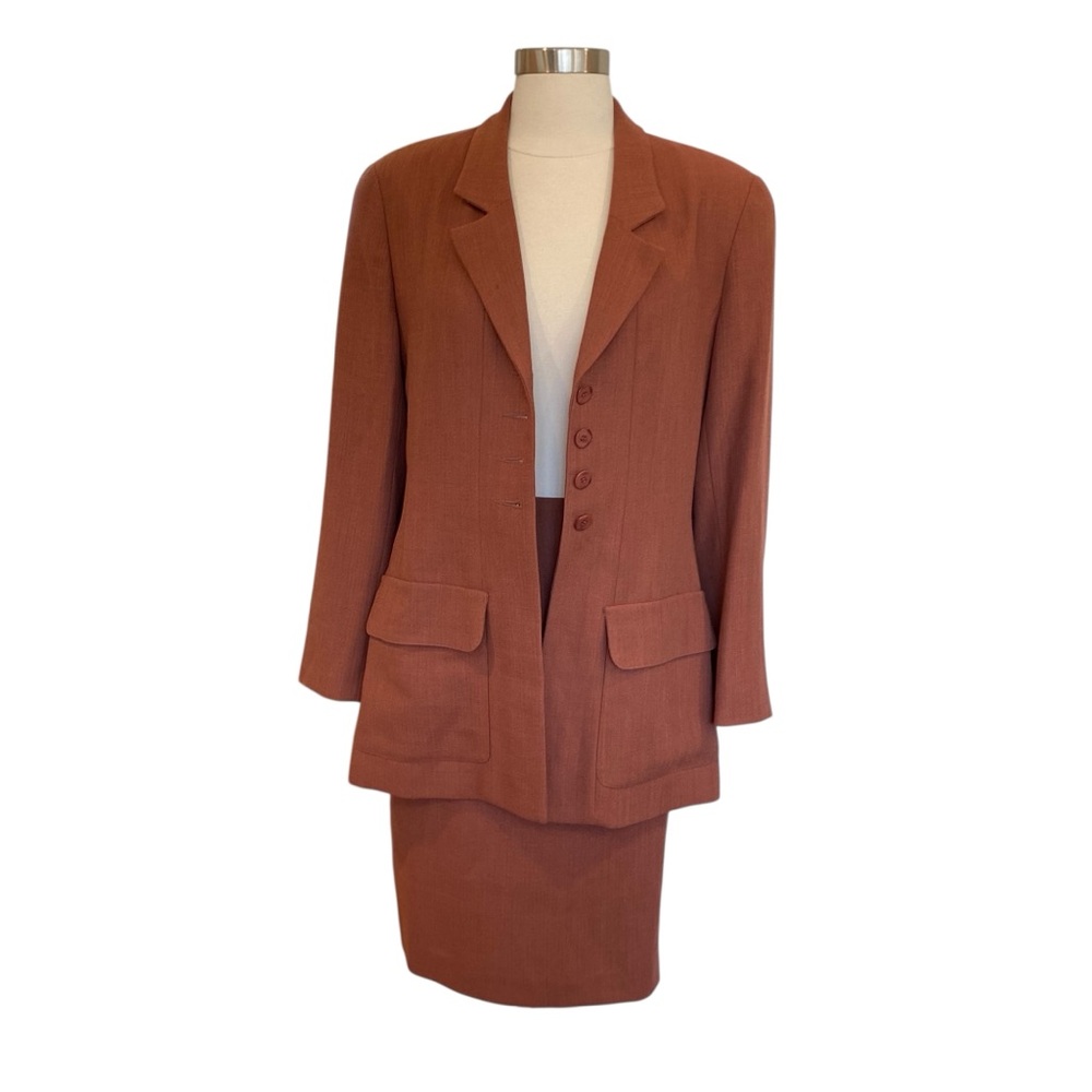 Henri Bendel Vintage 80’s Wool Three Piece Suit - Picture 2 of 13